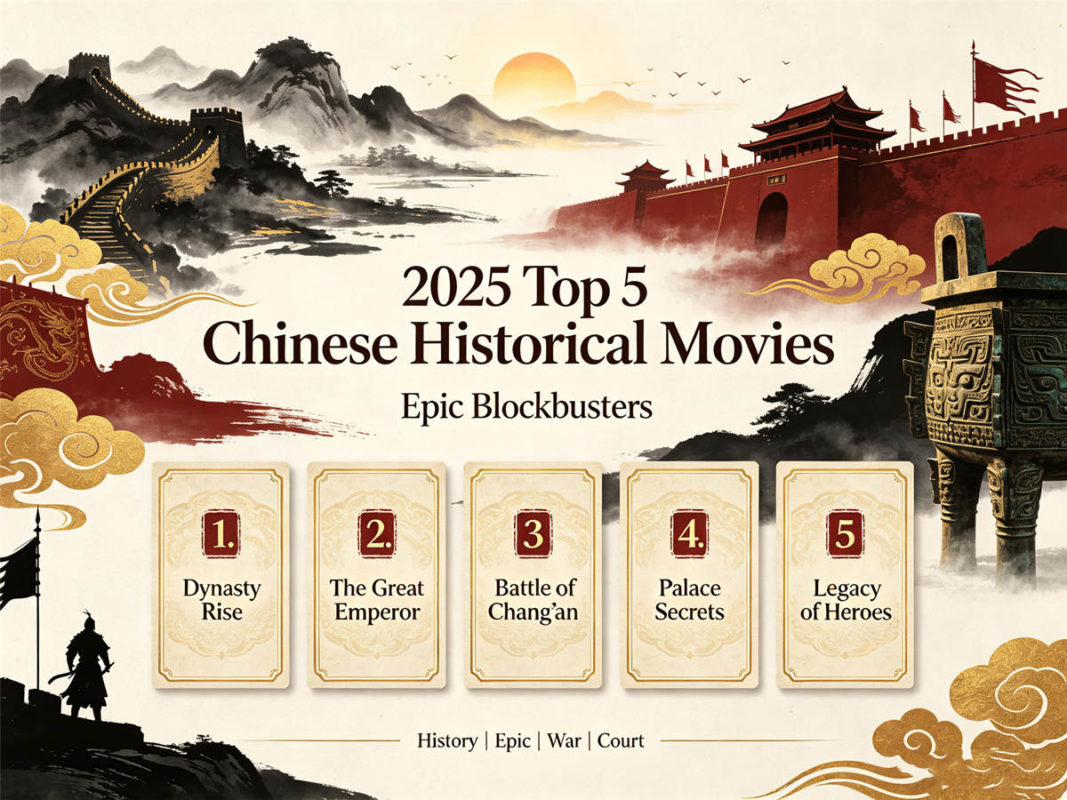 2025 Top 5 Chinese Historical Movies Epic Blockbusters