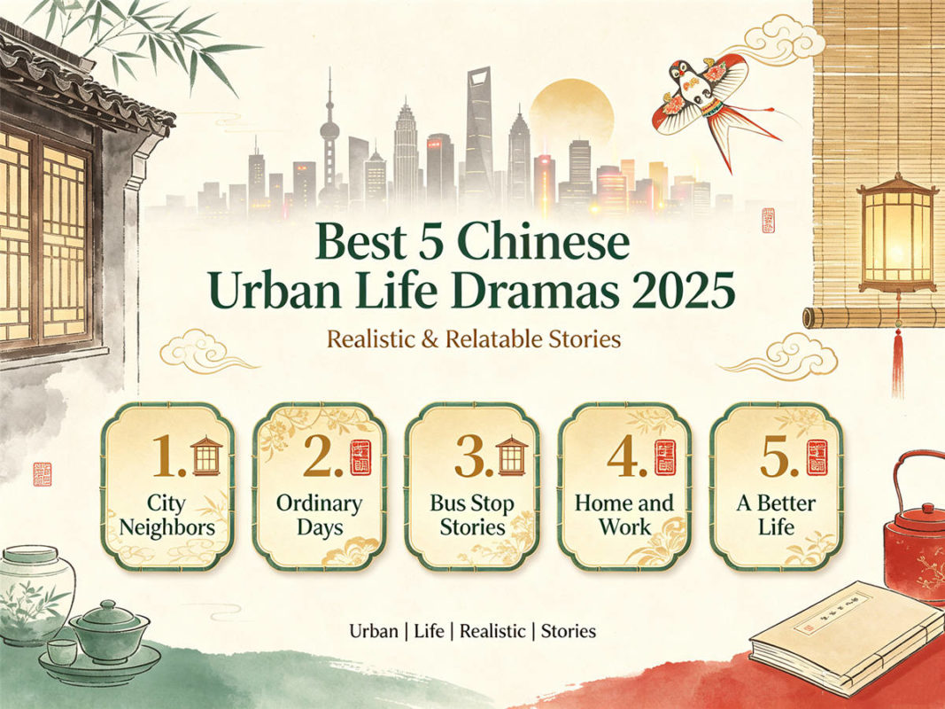 Best 5 Chinese Urban Life Dramas 2025 Realistic & Relatable Stories