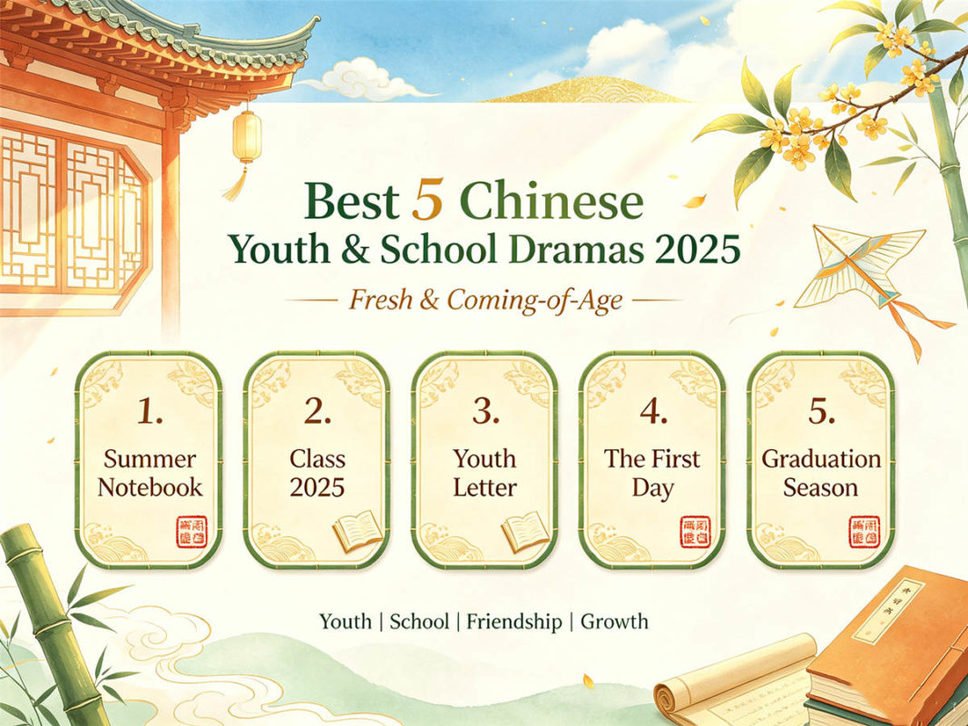 Best 5 Chinese Youth & School Dramas 2025 Fresh & Coming-of-Age