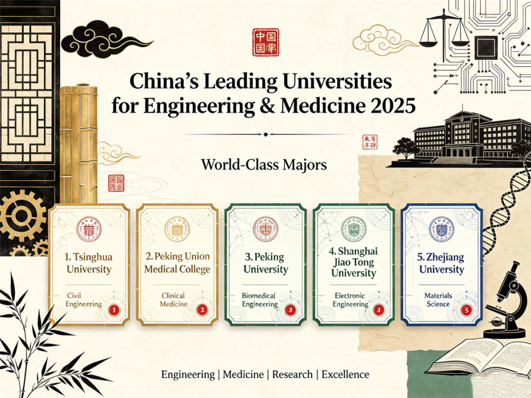 China’s Leading Universities for Engineering & Medicine 2025 - World-Class Majors