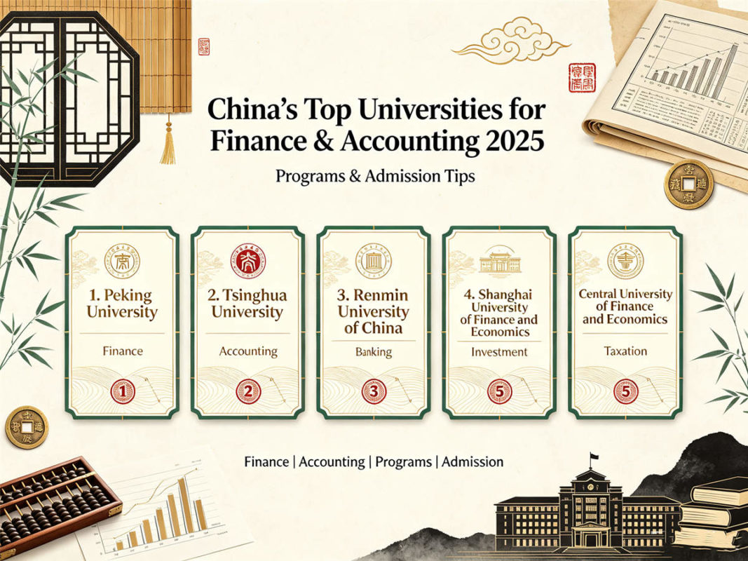 China’s Top Universities for Finance & Accounting 2025 | Programs & Admission Tips