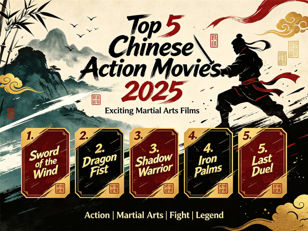 Top 5 Chinese Action Movies 2025 Exciting Martial Arts Films