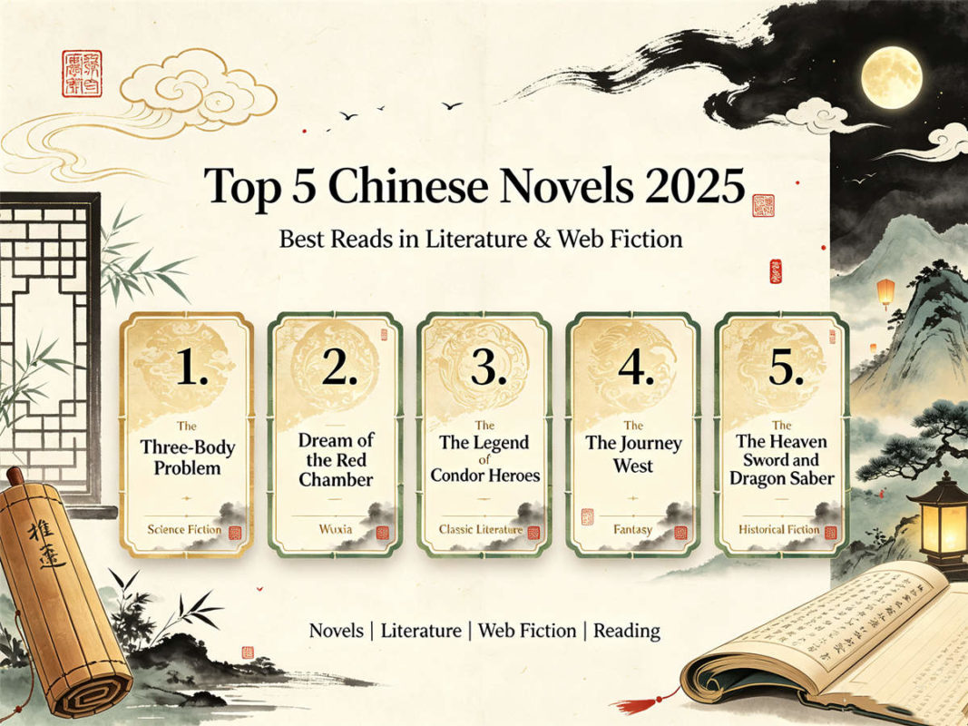 Top 5 Chinese Novels 2025 – Best Reads in Literature & Web Fiction