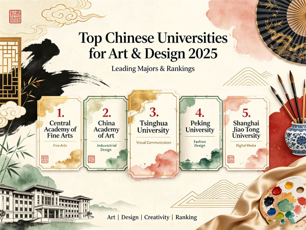 Top Chinese Universities for Art & Design 2025 Leading Majors & Rankings