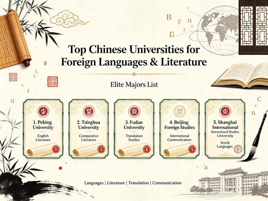 Top Chinese Universities for Foreign Languages & Literature | Elite Majors List